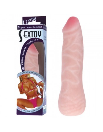 Dong réaliste articulé toucher peau - 15 cm