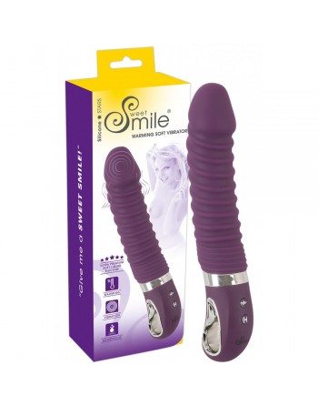Vibromasseur USB Smile Chauffant Violet