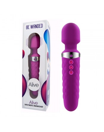 Vibromasseur Rechargeable Be Wanded Violet - 20 cm