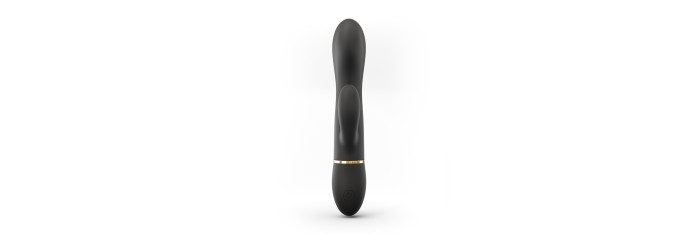 Vibromasseur Dorcel Glam Rabbit 21.8 cm - Noir et Or