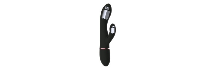 Vibromasseur Dorcel Glam Rabbit 21.8 cm - Noir et Or