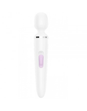 Satisfyer Rechargeable Wand-Er Woman Blanc