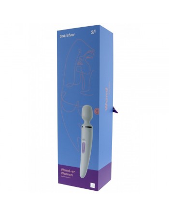 Satisfyer Rechargeable Wand-Er Woman Blanc
