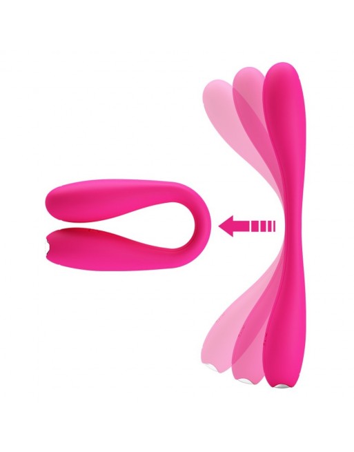 Vibromasseur Rechargeable Flexible Yedda Rose