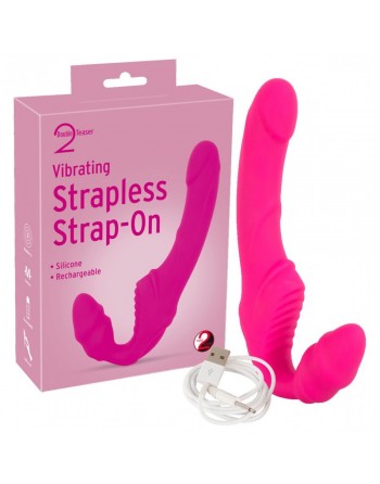 Vibromasseur Rechargeable Double Strapless