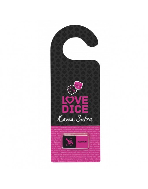 Dés Love Dice Kamasutra - Noir et Rose Dés Love Dice Kamasutra - Noir et Rose