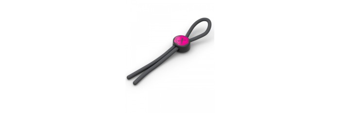 Cockring Lasso Ajustable - Noir