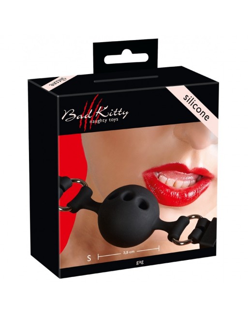 Baillon boule en silicone Bad Kitty Baillon boule en silicone Bad Kitty