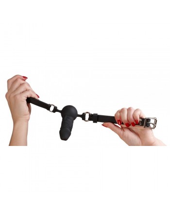 Baillon avec mini gode en silicone Bad Kitty