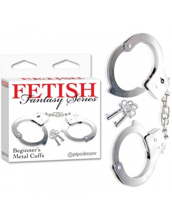 Menottes Beginner's Metal Cuffs Fetish Fantasy
