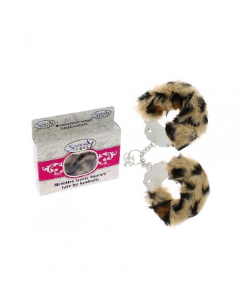 Menottes en metal et fourrure Tigre