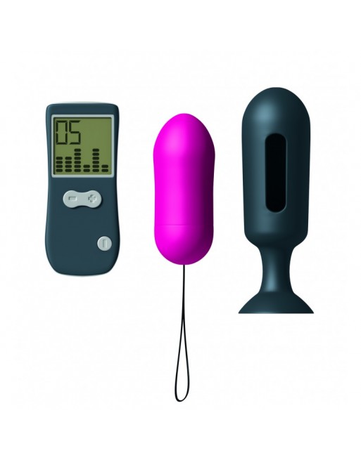 Oeuf Vibrant et Plug Genius Secret Vibe - Rose et Noir Oeuf Vibrant et Plug Genius Secret Vibe - Rose et Noir