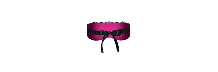 Roseberry Masque - Noir et Fuchsia