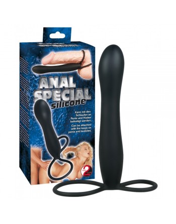 Gode double pénétration en silicone