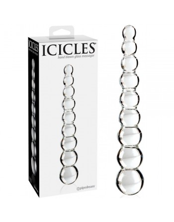 Double gode en verre Icicles No 02