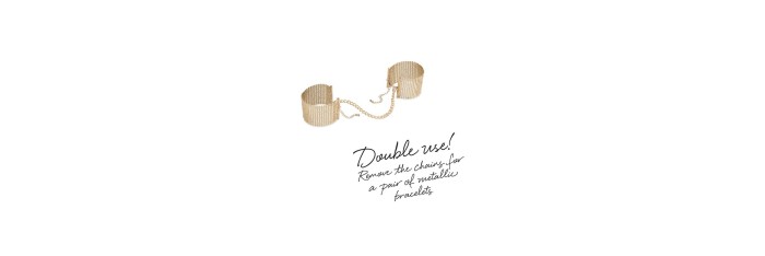 Désir Métallique - Menottes Bracelets - Or
