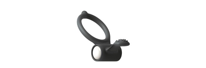 Cockring Vibrant Dorcel Power Clit - Noir