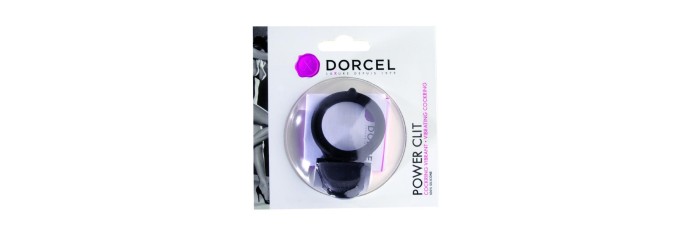 Cockring Vibrant Dorcel Power Clit - Noir