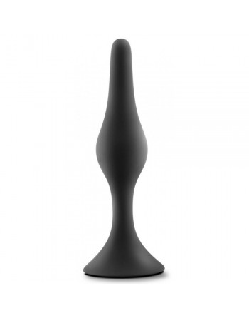 Plug Anal Luxe Beginner Noir en Silicone - Medium