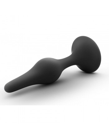 Plug Anal Luxe Beginner Noir en Silicone - Medium