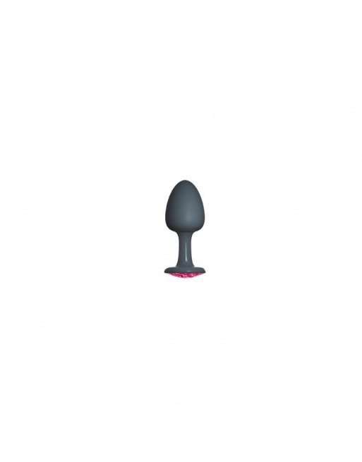 Plug Anal Bijou Geisha Ruby M - Noir et Rose