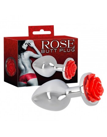 Gode Anal en Aluminium - Rose Butt Plug