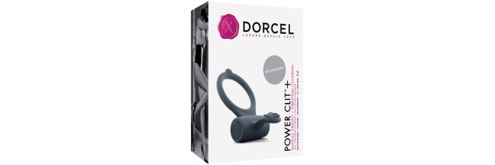 Cockring Vibrant Power Clit  - Noir