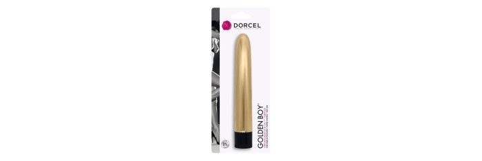 Vibromasseur Dorcel Golden Boy 18 cm - Or