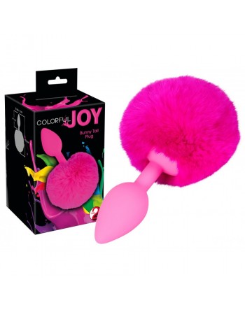 Plug en Silicone Colorful Joy Bunny Tail