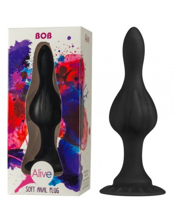 Plug Anal Noir Bob Large