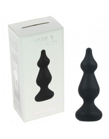Plug Amuse noir Small en silicone