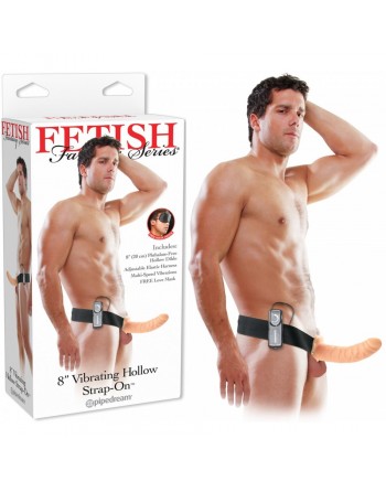 Gode ceinture creux vibrant Fetish Fantasy - 21 cm
