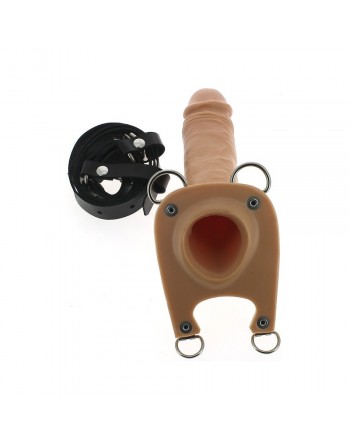 Gode ceinture creux Reel sans testicules 20 cm
