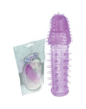 Gaine mauve à picots stimulants