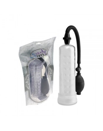 Developpeur masturbateur avec gaine à nodules - 21 cm