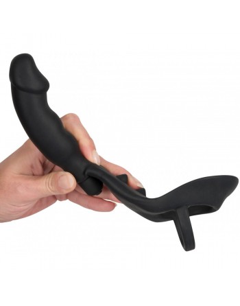 Vibromasseur Anal avec Anneaux pour Pénis