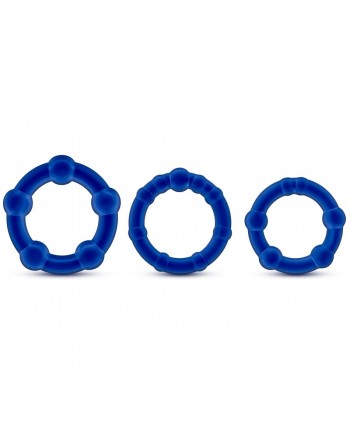 Pack 3 Anneaux Stay Hard Beaded