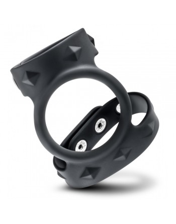 Triple Cockring Réglable En Silicone Performance VS8
