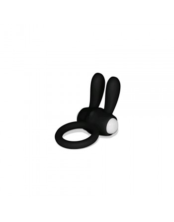 Anneau vibrant Power Clit Rabbit noir