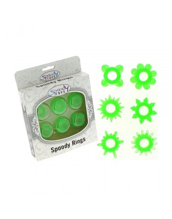6 cockring Spoody Thirty Five fluorescents