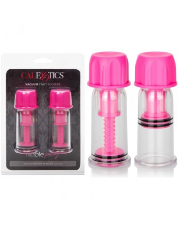 Pompes Aspirantes Rose pour Tétons Nipple Play X2