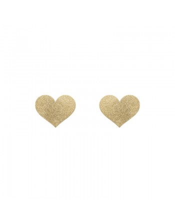 Flash - Cache-tétons Coeur - Or