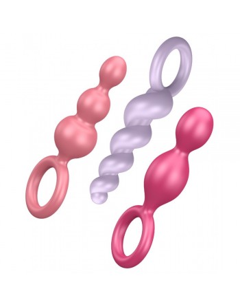 Satisfyer Plug Colorés X3