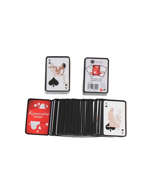 Mini Jeu de Carte Erotique - 54 cartes Mini Jeu de Carte Erotique - 54 cartes
