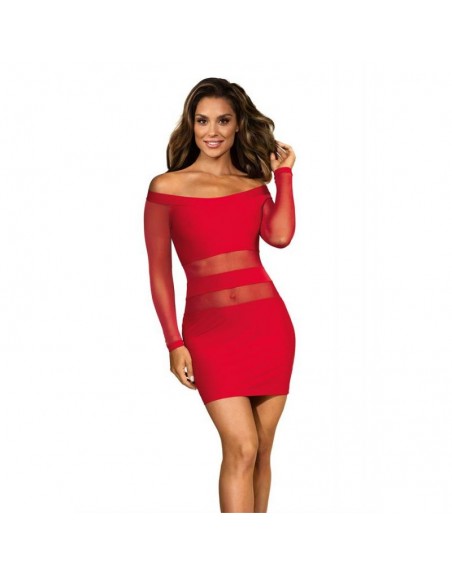 V-9299 Robe - Rouge