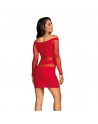 V-9299 Robe - Rouge