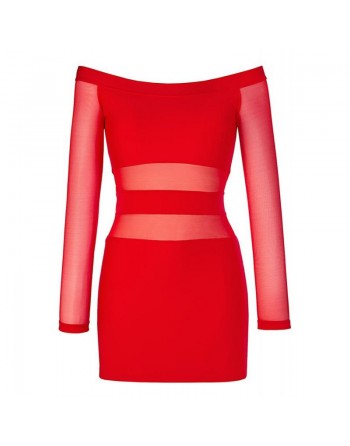 V-9299 Robe - Rouge