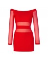V-9299 Robe - Rouge