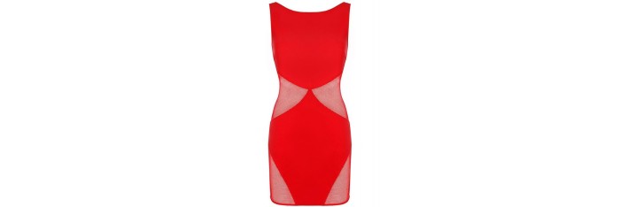 V-9289 Robe - Rouge