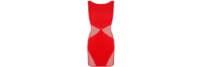 V-9289 Robe - Rouge